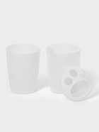 Набор для ванной комнаты Aqua, 4 предмета, пластик, белый - Фото 8