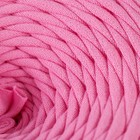 Пряжа трикотажная широкая 50м/160±20гр, ширина нити 7-9 мм (120 розовый) - Фото 3