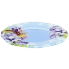 Тарелка обеденная Доляна «Голубые орхидеи», d=25 см - Фото 2