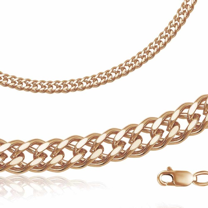 Браслет «Панцирное плетение», позолота, 18 размер - Фото 1