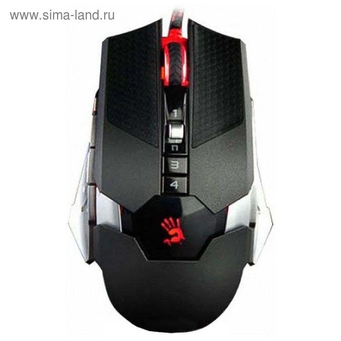 Мышь A4 Bloody T50 Winner,игровая, проводная, оптическая, 4000 dpi, USB2.0, черно-серая - Фото 1