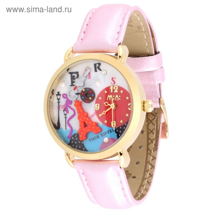Часы наручные женские Mini Watch MN822 pink - Фото 1