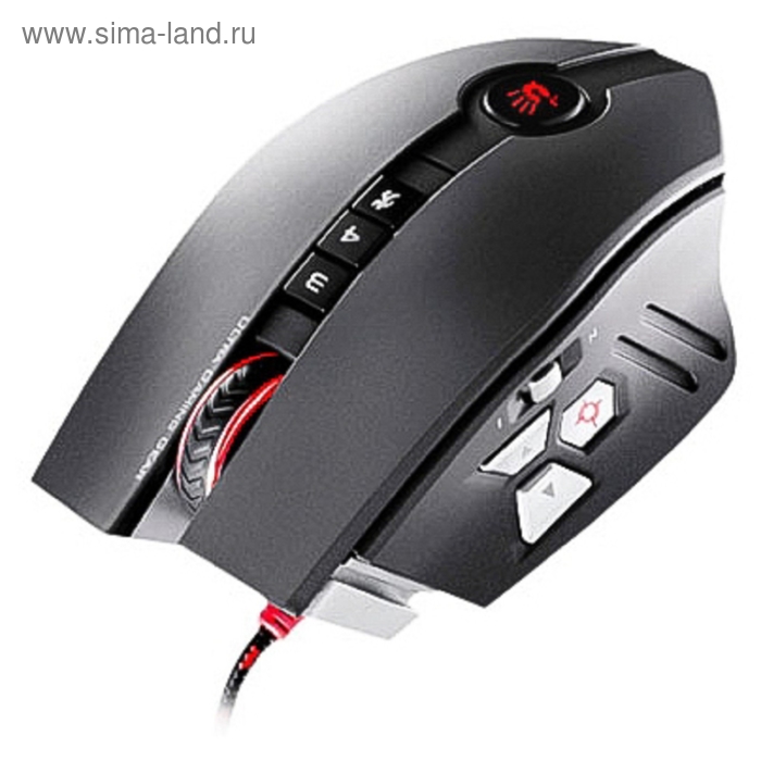 Мышь A4 Bloody ZL5 Sniper, игровая, проводная, лазерная, 8200 dpi, USB2.0, черная - Фото 1