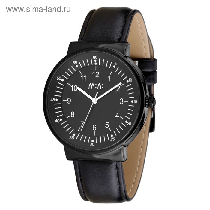 Часы наручные мужские Mini Watch MN2025 black - Фото 1