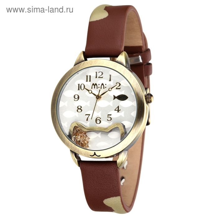 Часы наручные женские Mini Watch MN2019 brown - Фото 1