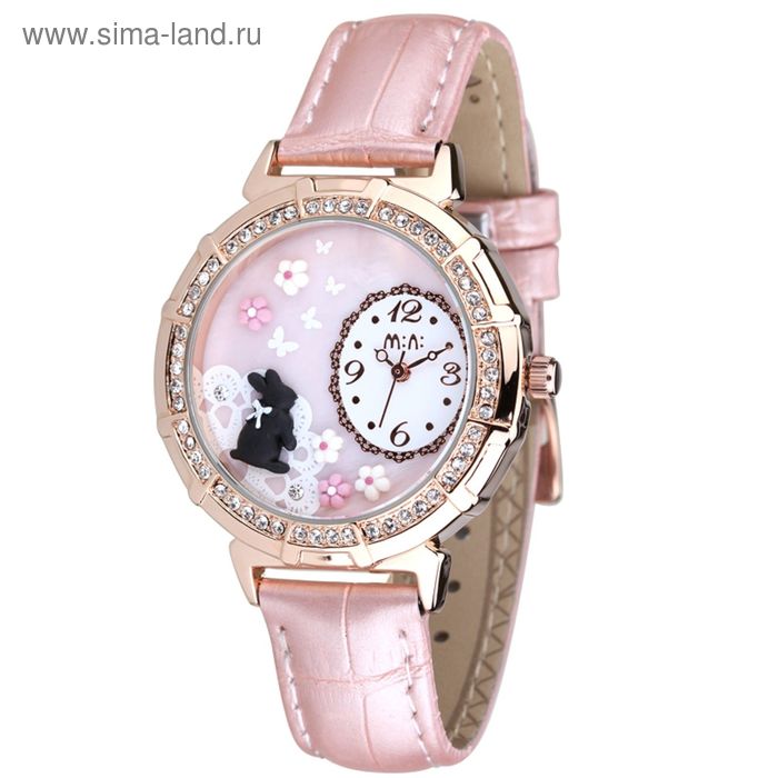 Часы наручные женские Mini Watch MN2018 pink - Фото 1