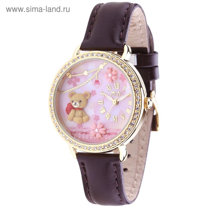 Часы наручные женские Mini Watch MN2000 coffee - Фото 1