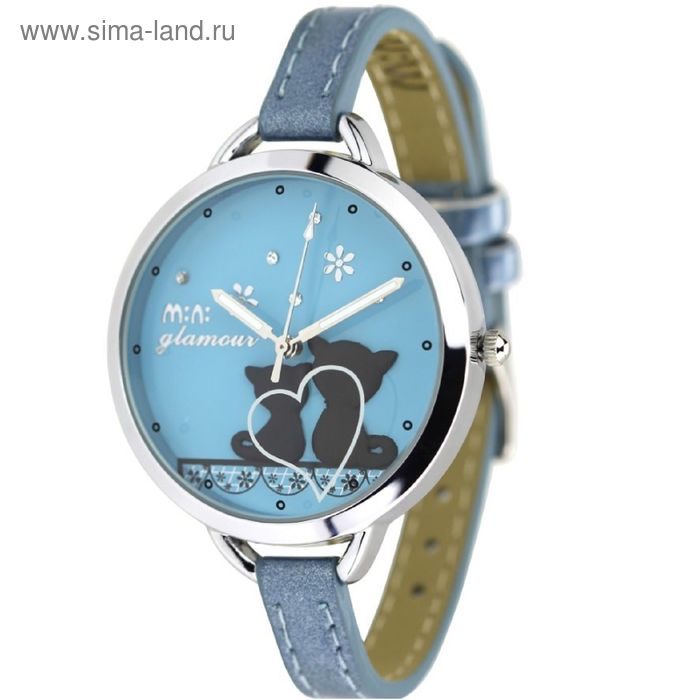 Часы наручные женские Mini Watch MN819 blue - Фото 1