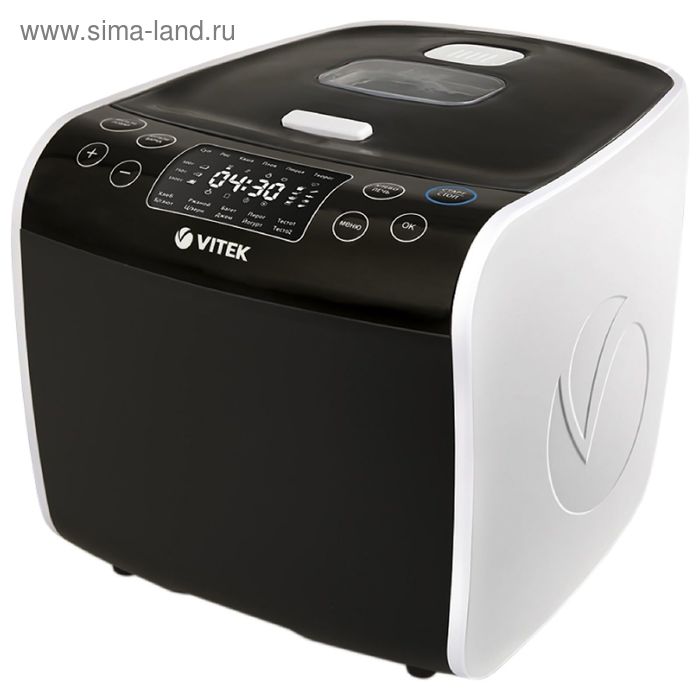 Мультиварка Vitek VT4209BW, 1700 Вт, 5 л, 20 авт.прог, 3D нагрев, мультиповар, отлож старт - Фото 1