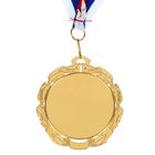 Медаль тематическая 044 "Боулинг", диам 6,5 см Цвет зол - Фото 3