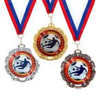 Медаль тематическая «Футбол», серебро, d=6,5 см - Фото 4