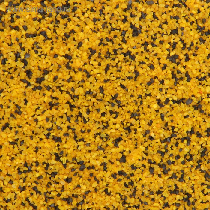 Песок для аквариума, желто-черный, 350 г - Фото 1