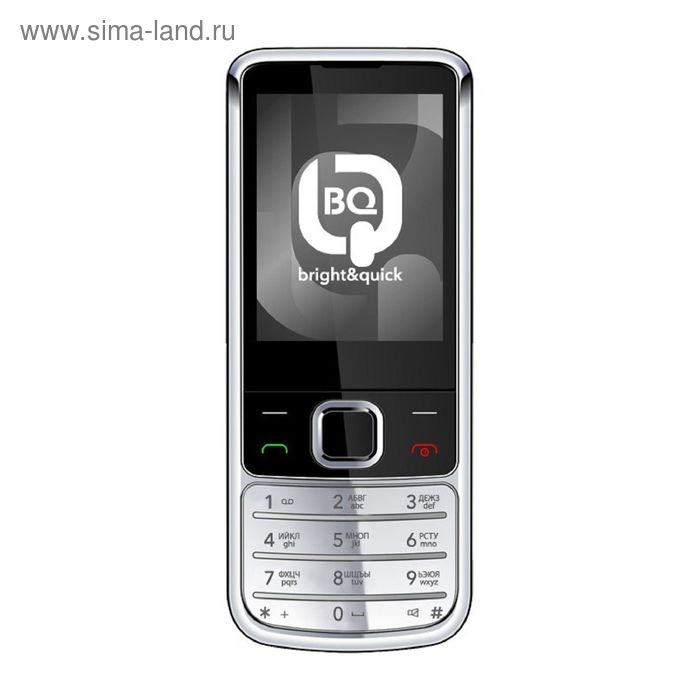 Сотовый телефон BQ M-2267 Nokianvirta, серебристый - Фото 1