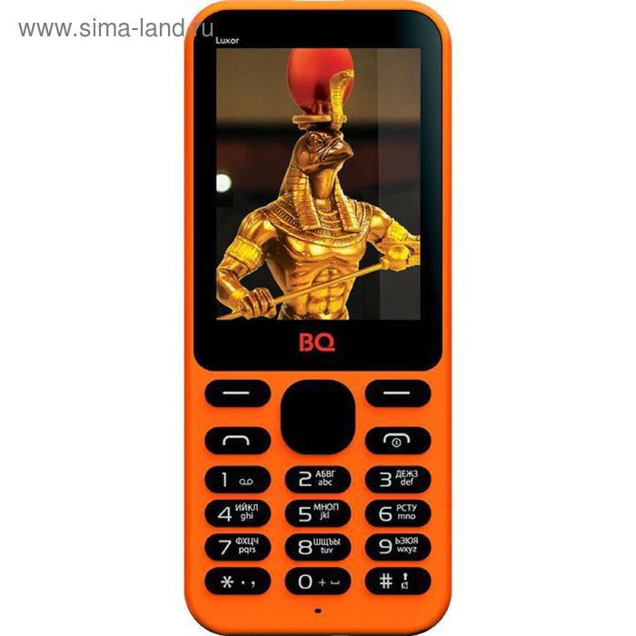 Сотовый телефон BQ M-2401 Luxor, без СЗУ в комплекте, оранжевый - Фото 1