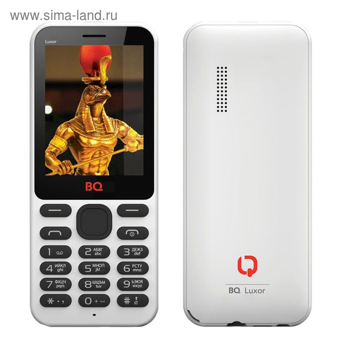 Сотовый телефон BQ M-2401 Luxor, без СЗУ в комплекте, белый - Фото 1