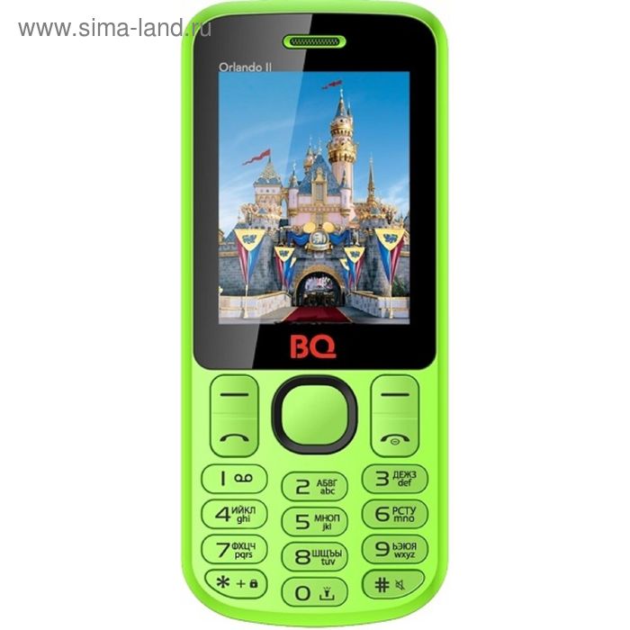 Сотовый телефон BQ M-2403 Orlando II, зеленый - Фото 1