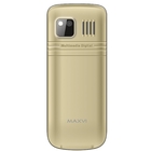 Сотовый телефон Maxvi M2, золотой - Фото 2