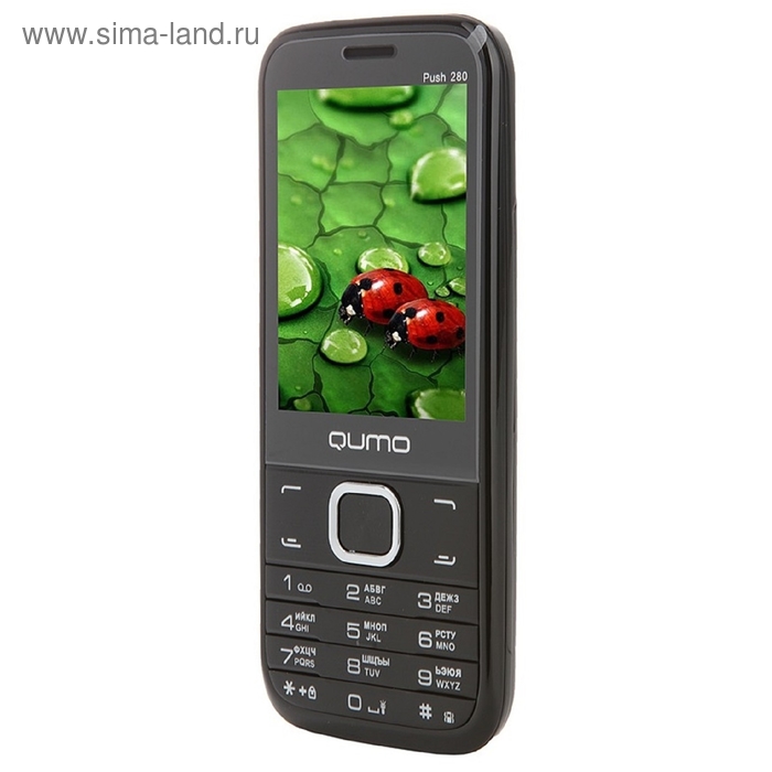 Сотовый телефон QUMO PUSH 280 Dual, черный - Фото 1