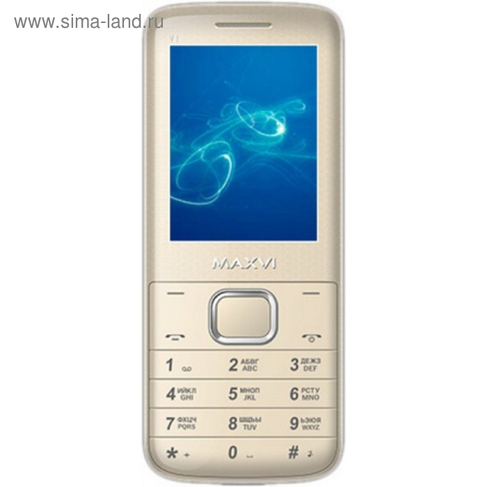 Сотовый телефон Maxvi V1, белый - Фото 1