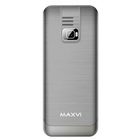 Сотовый телефон Maxvi X1, серебристый - Фото 2