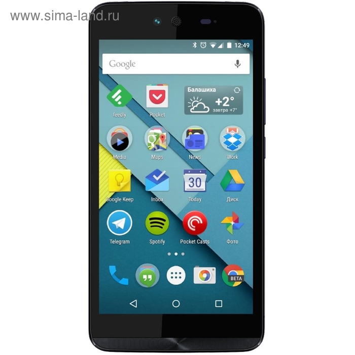 Смартфон Micromax Canvas Magnus 2 Q338, синий - Фото 1