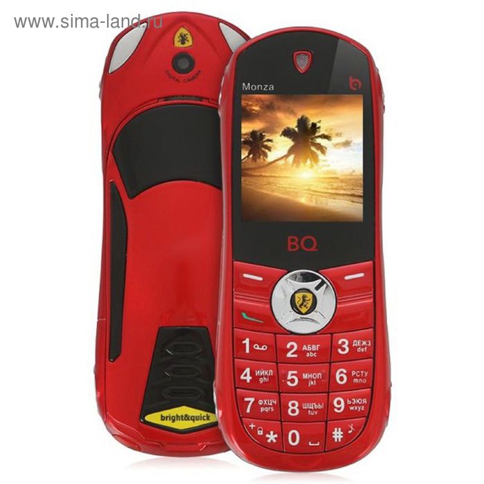 Сотовый телефон BQ M-1401 Monza, красный - Фото 1