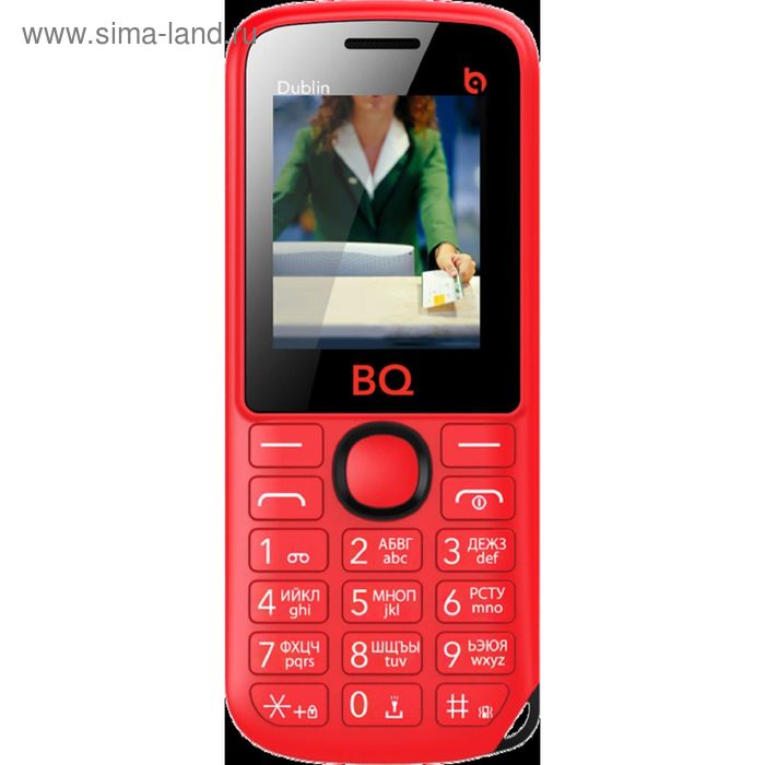 Сотовый телефон BQ M-1818 Dublin, красный - Фото 1