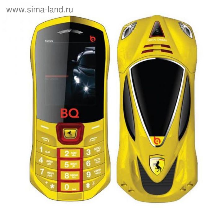 Сотовый телефон BQ M-1822 Ferrara, желтый - Фото 1