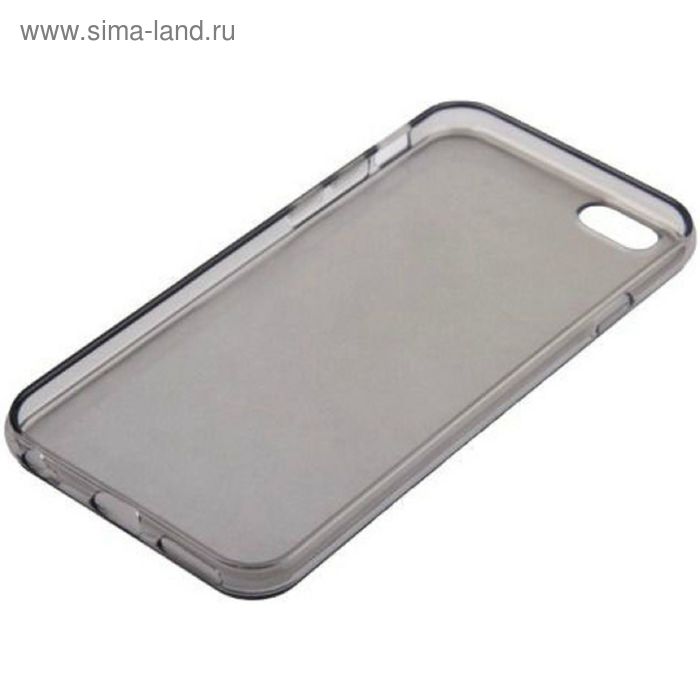 Чехол-крышка Pulsar ClipCase iPhone 5/5S, темно-прозрачный  силиконовый 0,33 мм - Фото 1