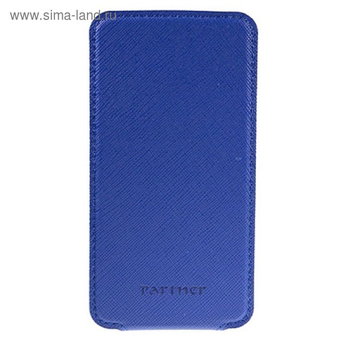 Чехол Partner Flip-case 4,5", синий  (размер 7*13.5 см) - Фото 1