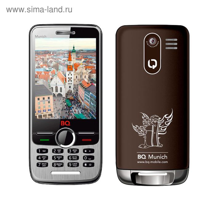 Сотовый телефон BQ M-2803 Munich, коричневый - Фото 1