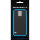 Чехол-крышка DF sSlim-14 для Samsung Galaxy S5 mini черная soft-touch покрытие - Фото 3