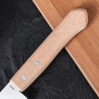 Нож кухонный «Универсал», поварской, лезвие 12,8 см, с деревянной ручкой - Фото 4