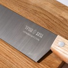 Нож кухонный «Поварская тройка», для мяса, лезвие 33 см, с деревянной ручкой - Фото 3