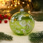 Ёлочный шар «Жар птица» новогодний, d=9.5 см, МИКС - Фото 4