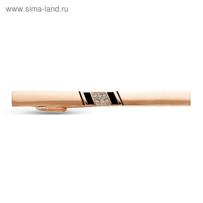 Зажим для галстука, позолота «Классика» прямоугольник