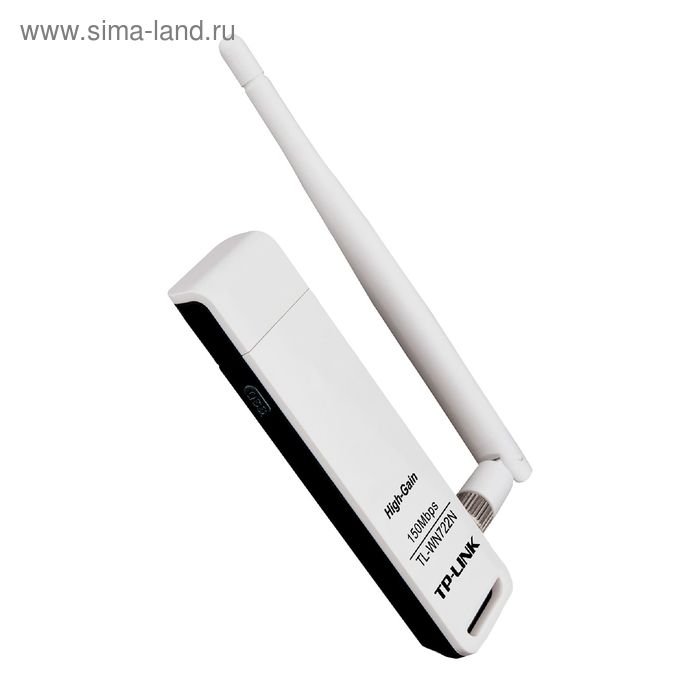 Сетевой адаптер Wi-Fi TP-Link TL-WN722N USB 2.0 - Фото 1