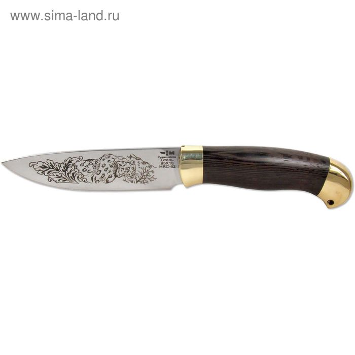 Нож нескладной "Варан" (7817)к, рукоять-венге, сталь 95х18 - Фото 1