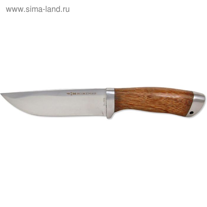 Нож нескладной "Ножемир" H-203, рукоять-дерево, сталь 40х13 - Фото 1