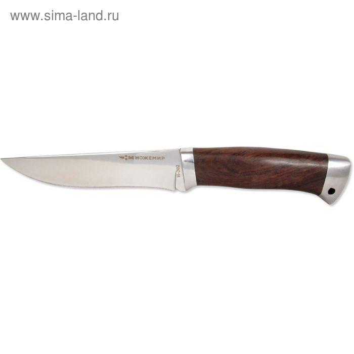 Нож нескладной "Ножемир" H-214, рукоять-эластрон, сталь 65х13 - Фото 1