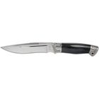 Нож нескладной "Ножемир" H-218, рукоять-стабилизированное черное дерево, сталь 65х13 - Фото 3