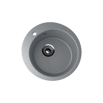 Мойка кухонная Ulgran U405-309, d=495 мм, темно-серая