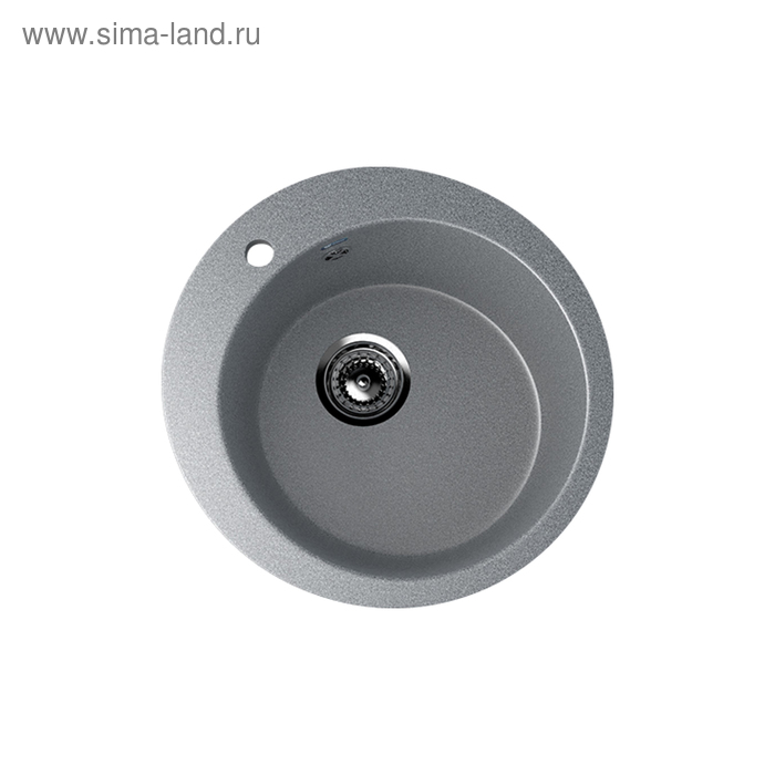 Мойка кухонная Ulgran U405-309, d=495 мм, темно-серая