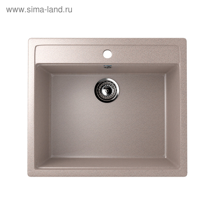 Мойка кухонная Ulgran U104-302, 560×495 мм, песочная