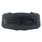 Клавиатура Oklick 730G, игровая, проводная, мембранная, 104 клавиши, USB, черная - Фото 1