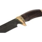 Нож нескладной "Рыбацкий" (7745)д, рукоять-венге, дамасская сталь - Фото 3