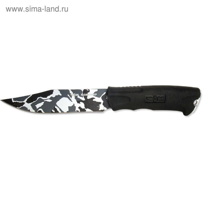 Нож нескладной "Ножемир" H-165К, рукоять-эластрон, сталь 40х13, цвет "сити камуфляж" - Фото 1