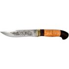 Нож нескладной "Бизон" (4140)к, рукоять-венге/карельская береза, сталь 95х18 - Фото 2