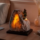 Соляная лампа "Гора бонсай", цельный кристалл, 21 см - фото 8483246
