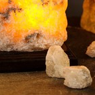 Соляная лампа "Гора большая", цельный кристалл, 15.5 см, 4-5 кг - Фото 4